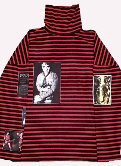 Red Striped Turtleneck Sweater | Suga – BTS