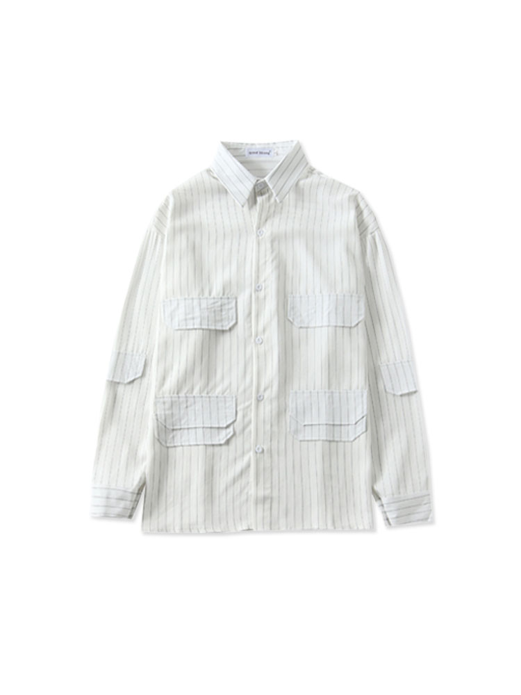 Taehyungs striped blouse from the DNA performance