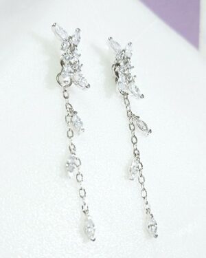 Silver Flower Earrings | Jung Hee Joo - Memories of the Alhambra