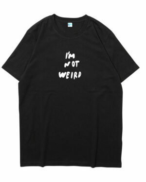 Black I'm Not Weird T-Shirt | Mina - Twice