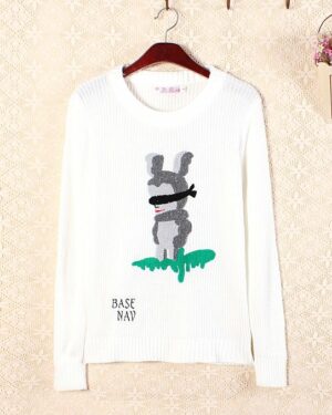 White Blind Rabbit Sweater | Luhan - EXO