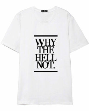 White Why The Hell Not T-Shirt | Hani - EXID