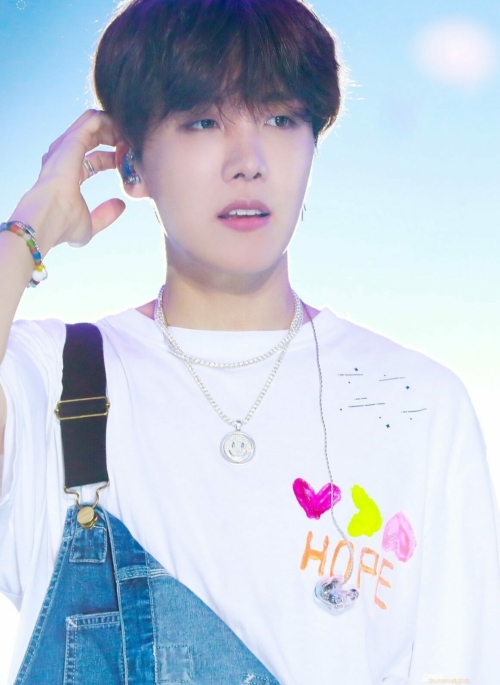 White J-Hope Own Design Graffiti T-Shirt | J-Hope – BTS