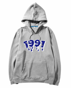 Grey 1997 Print Hoodie | Johnny - NCT