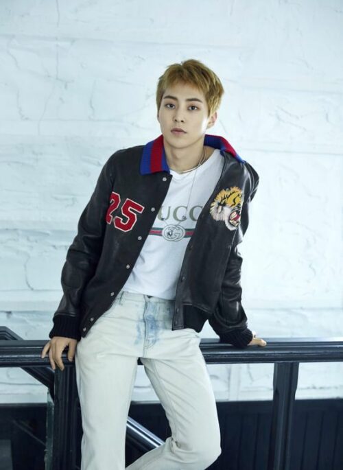 Black Tiger Head Leather Jacket | Xiumin – EXO