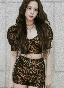 Brown Leopard Print Shorts | Jisoo – Blackpink