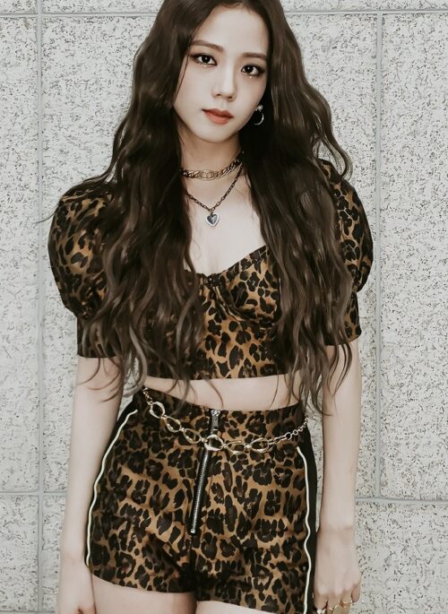 Brown Leopard Print Shorts | Jisoo – Blackpink