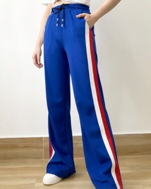 Blue Track Pants With Stripes | Sa Hye-Jun - Record Of Youth