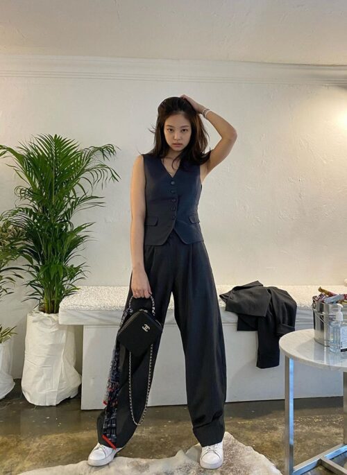 Black Suit Vest | Jennie – BlackPink