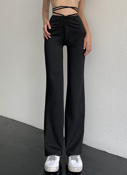 Black Tie Waist Pants | Jennie – BlackPink