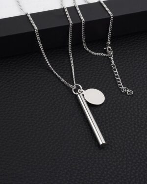 Silver Tube Necklace | Han Seo Jun - True Beauty