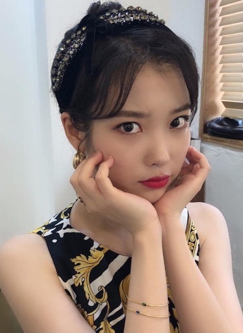 Black Bowknot Diamond Headband | IU - Hotel Del Luna