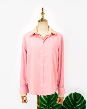 Two-Layered Pink Shirt | Shim Su Ryeon - Penthouse