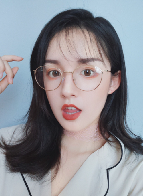 Gold Round Glasses | Wendy - Red Velvet