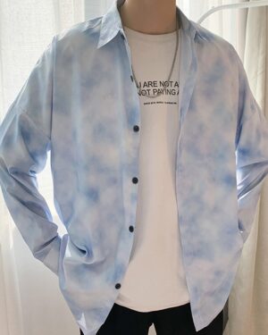 Light Blue Cloud Shirt | Suga - BTS