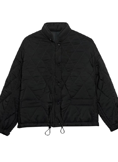 Black Foldable Hooded Jacket | Rocky - Astro