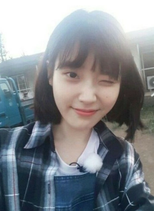 Black Plaid Collared Pocket Shirt | IU