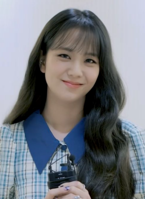 Blue Plaid Puff Sleeve Blouse | Jisoo – BlackPink