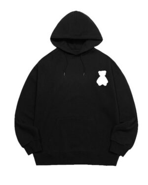 Black Bear Silhouette Hoodie | E:U - Everglow