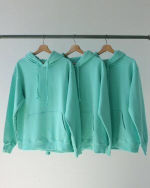 Aqua Blue Oversized Hoodie | Jin - BTS