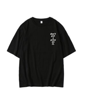 Black "Don't Put A Price On It" T-Shirt | Beomgyu - TXT