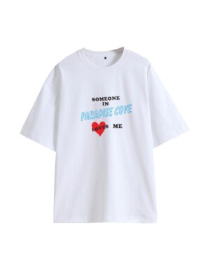 "Someone In Paradise Cove" White T-Shirt | Lisa - BlackPink