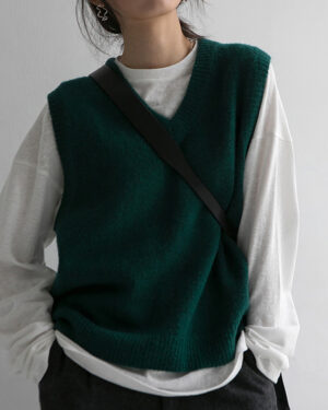 Green Knitted Vest | Taehyung - BTS