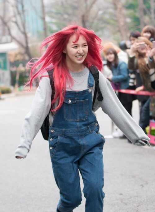 Navy Blue Denim Overall | Wendy - Red Velvet