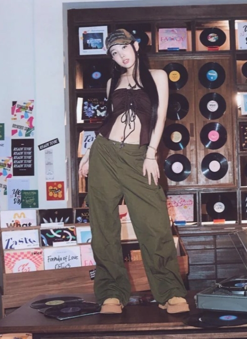 Brown Boho Halter Top | Nayeon – Twice