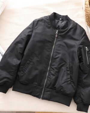 Black Classic Bomber Jacket | Jungkook - BTS