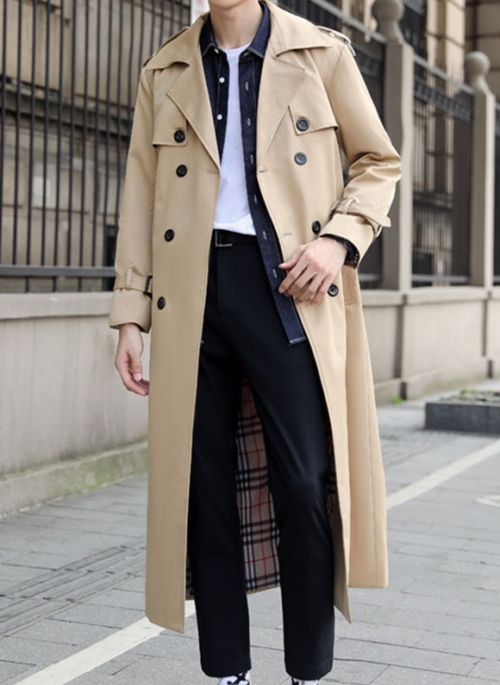 Beige Trench Coat | Jongho – ATEEZ