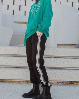 Black Side Stripe Pants | D.O. - EXO