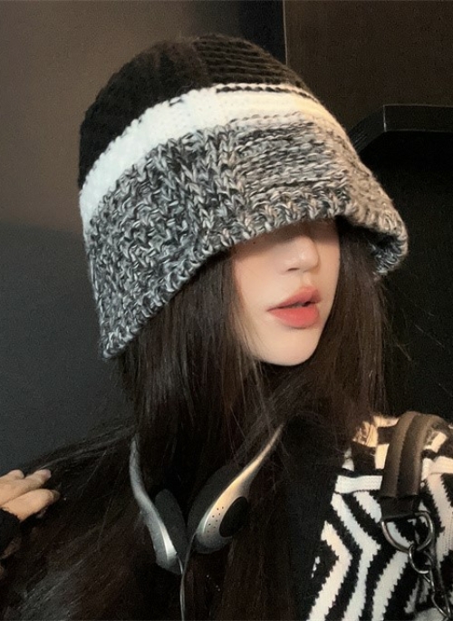 Black Tri-Color Fisherman Hat | Yves - Loona