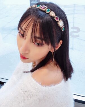 Multicolored Crystal Hairband | Jihyo - Twice