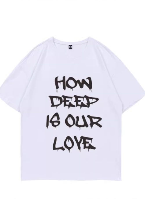 White “How Deep Is Our Love” T-Shirt | Chenle – NCT