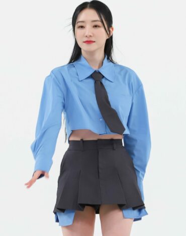 Blue School Girl Look – SuA