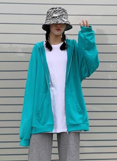 Lake Blue Oversized Hoodie | Yeo Jeong Woo – Doctor Slump