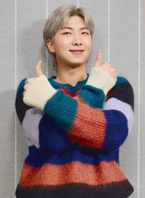 Multicolored Stripe Knit Sweater | RM – BTS