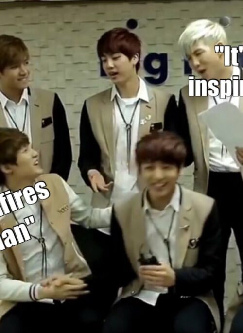 Jungkook’s Fiery Spirit: “Infires Man!” Tee