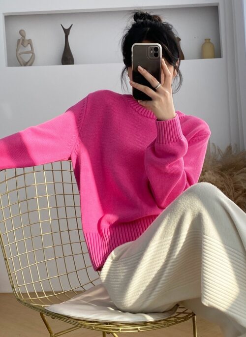 Pink Basic Sweater | Jimin – BTS