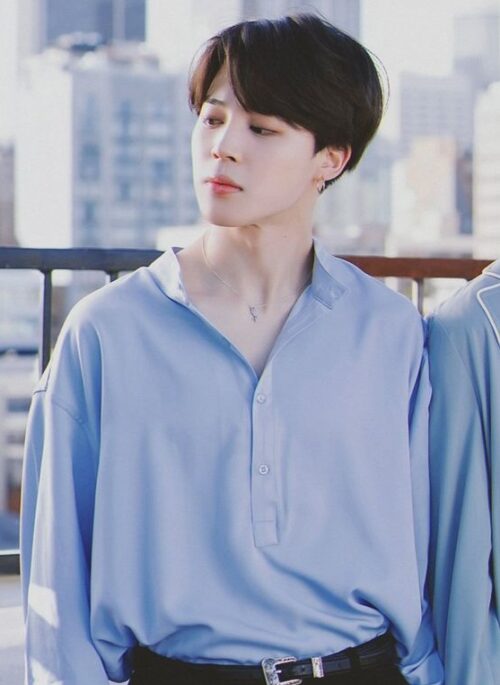 Blue Loose Shirt | Jimin – BTS