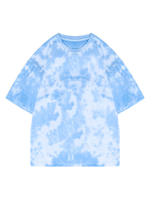 Blue Tie-Dye Loose T-Shirt | Joy – Red Velvet