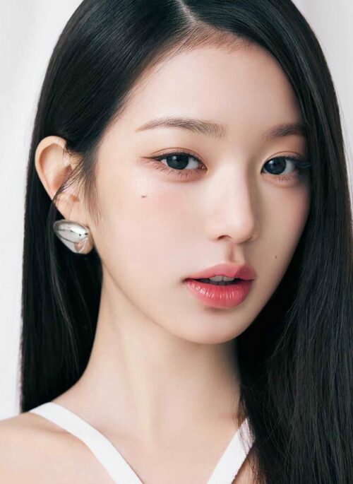 Silver Oval Earrings | Wonyoung - IVE