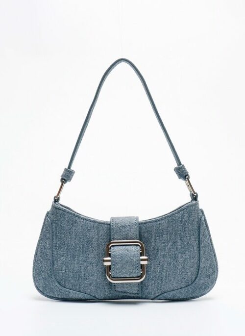 Blue Denim Style Baguette Bag | Baek Seok Ryu - Love Next Door