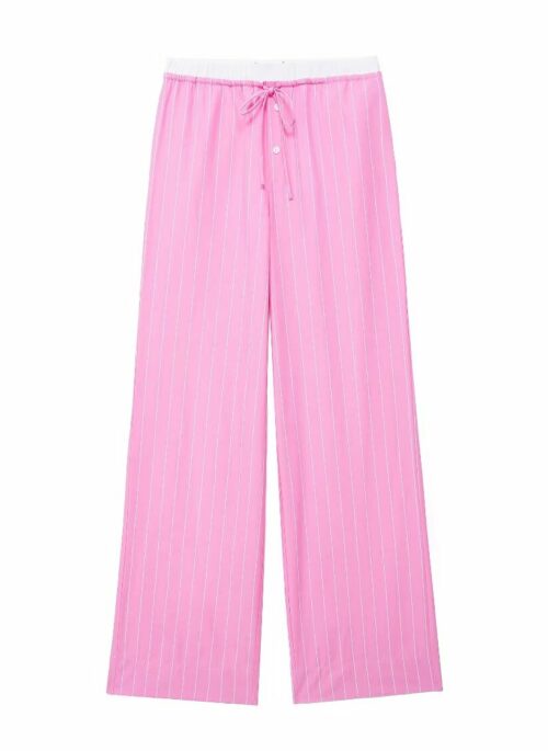 Pink Striped Pajama Pants | Chaewon – Le Sserafim