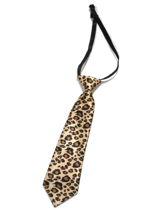 Brown Leopard Pattern Necktie | Ryujin - ITZY