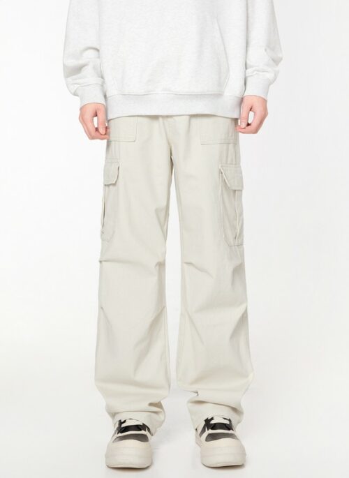 Ivory White Multi-Pocket Pants | Jin - BTS