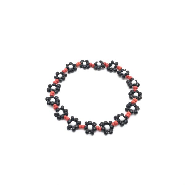 Red And Black Beaded Bracelet Set | Taehyung - BTS - Image 2