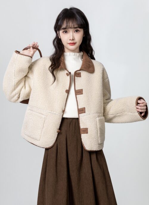 Reversible Shearling Coat For Winter Season