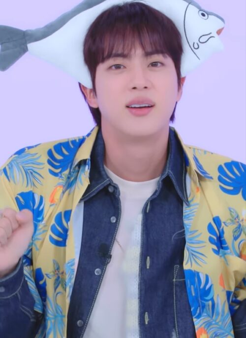 Yellow Tropical Print Shirt | Jin - BTS